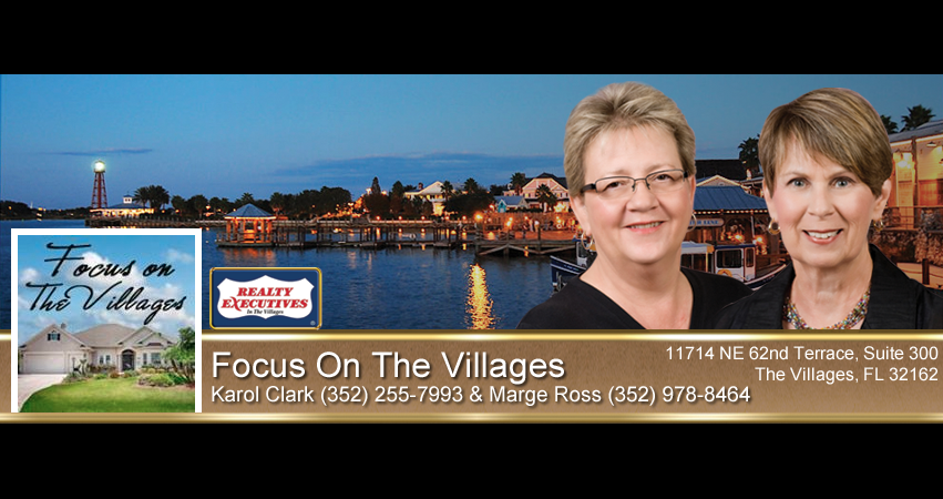 Realty Executives The Villages / Karol Clark & Marge Ross | 11714 NE 62nd Terrace #300, The Villages, FL 32162, USA | Phone: (352) 255-7993