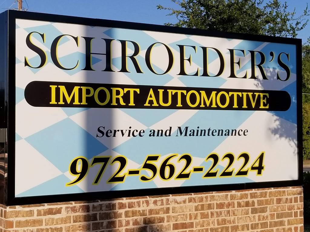 Schroeders Import Automotive | 1690 E Stacy Rd, Allen, TX 75002, USA | Phone: (972) 562-2224