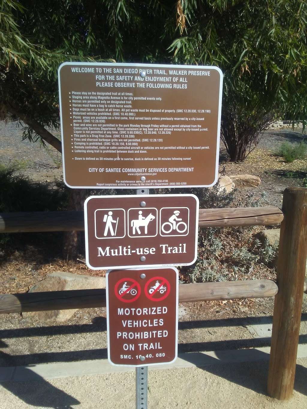 Walker Preserve Trail | 9500 N Magnolia Ave, Santee, CA 92071, USA