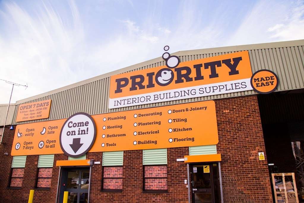 Priority Building Supplies | 5 Brunswick Way, New Southgate, London N11 1JL, UK | Phone: 020 8211 4574