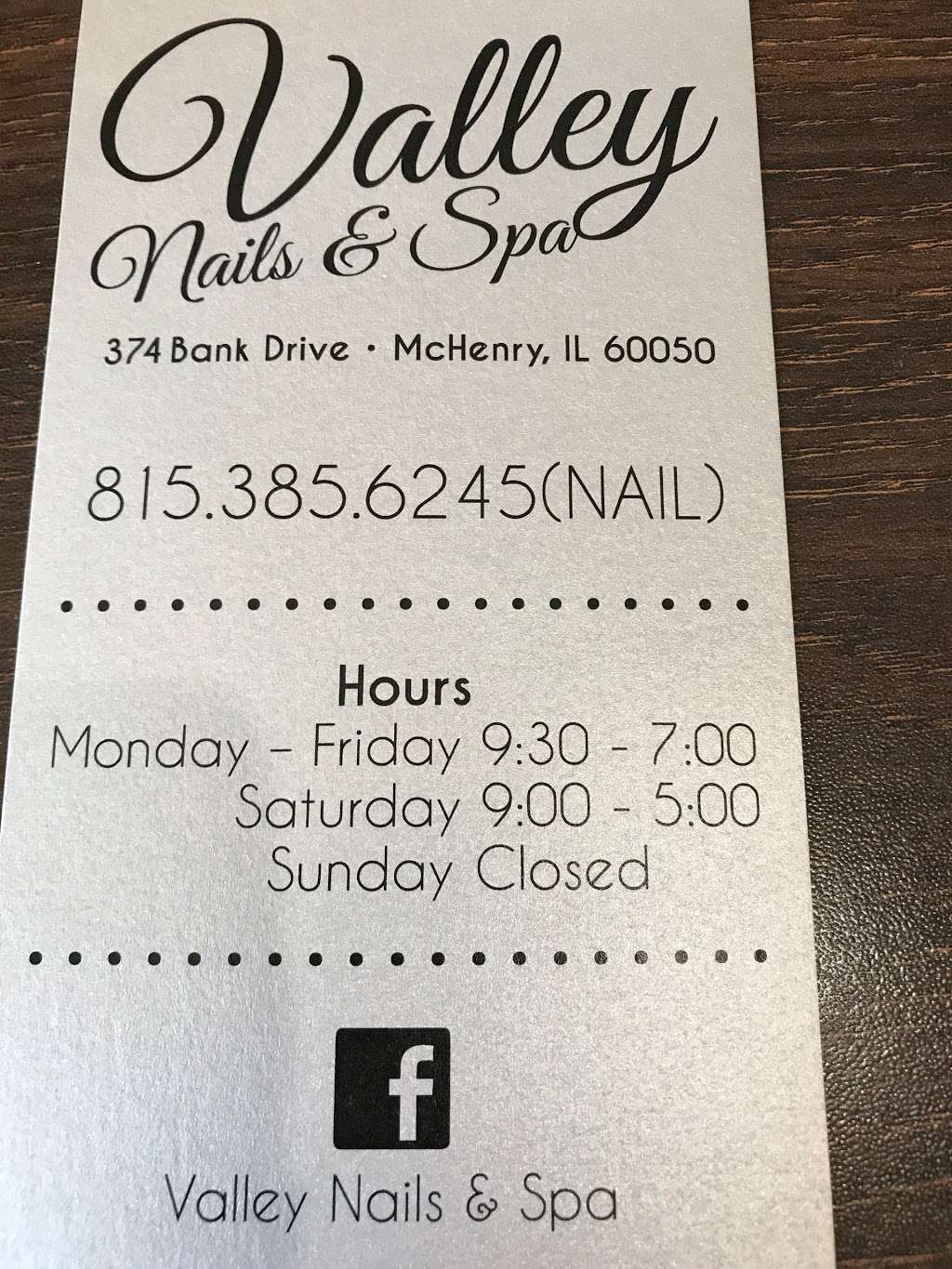 Valley Nails & Spa | 374 Bank Dr, McHenry, IL 60050, USA | Phone: (815) 385-6245