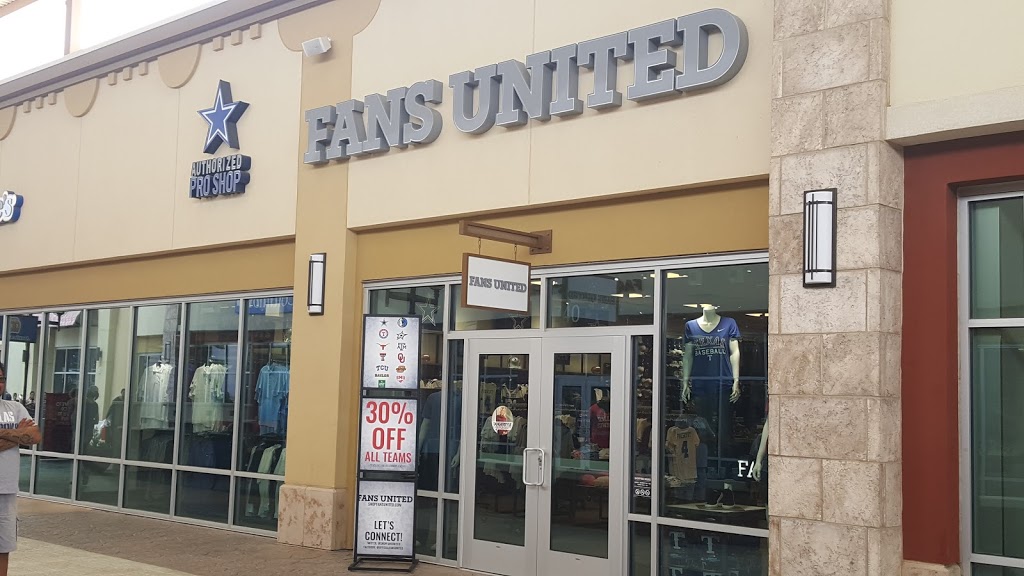 Fans United | 15869 N Fwy #740, Fort Worth, TX 76177, USA | Phone: (972) 785-4520