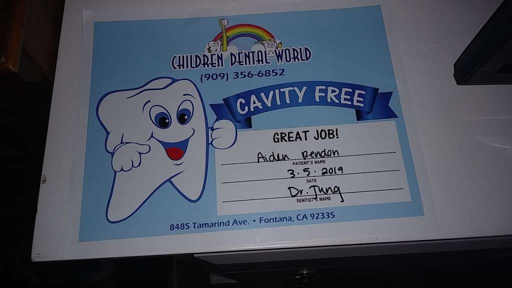 Children Dental World | 8485 Tamarind Ave, Fontana, CA 92335, USA | Phone: (909) 356-6852