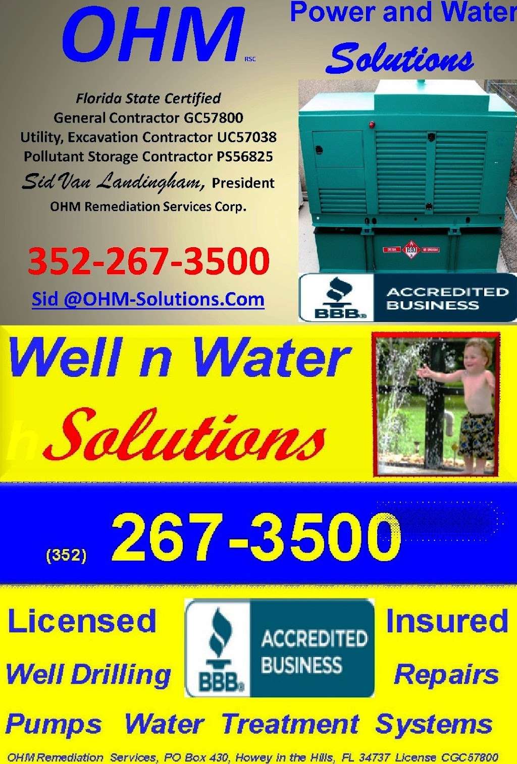 Wells N Water | 20421 US-27, Clermont, FL 34715, USA | Phone: (352) 267-3500