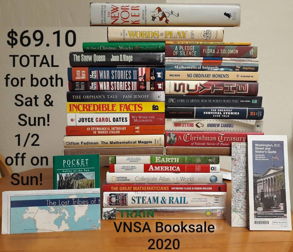 VNSA Booksale | Ag Building, 1826 W McDowell Rd, Phoenix, AZ 85007, USA | Phone: (602) 685-6805