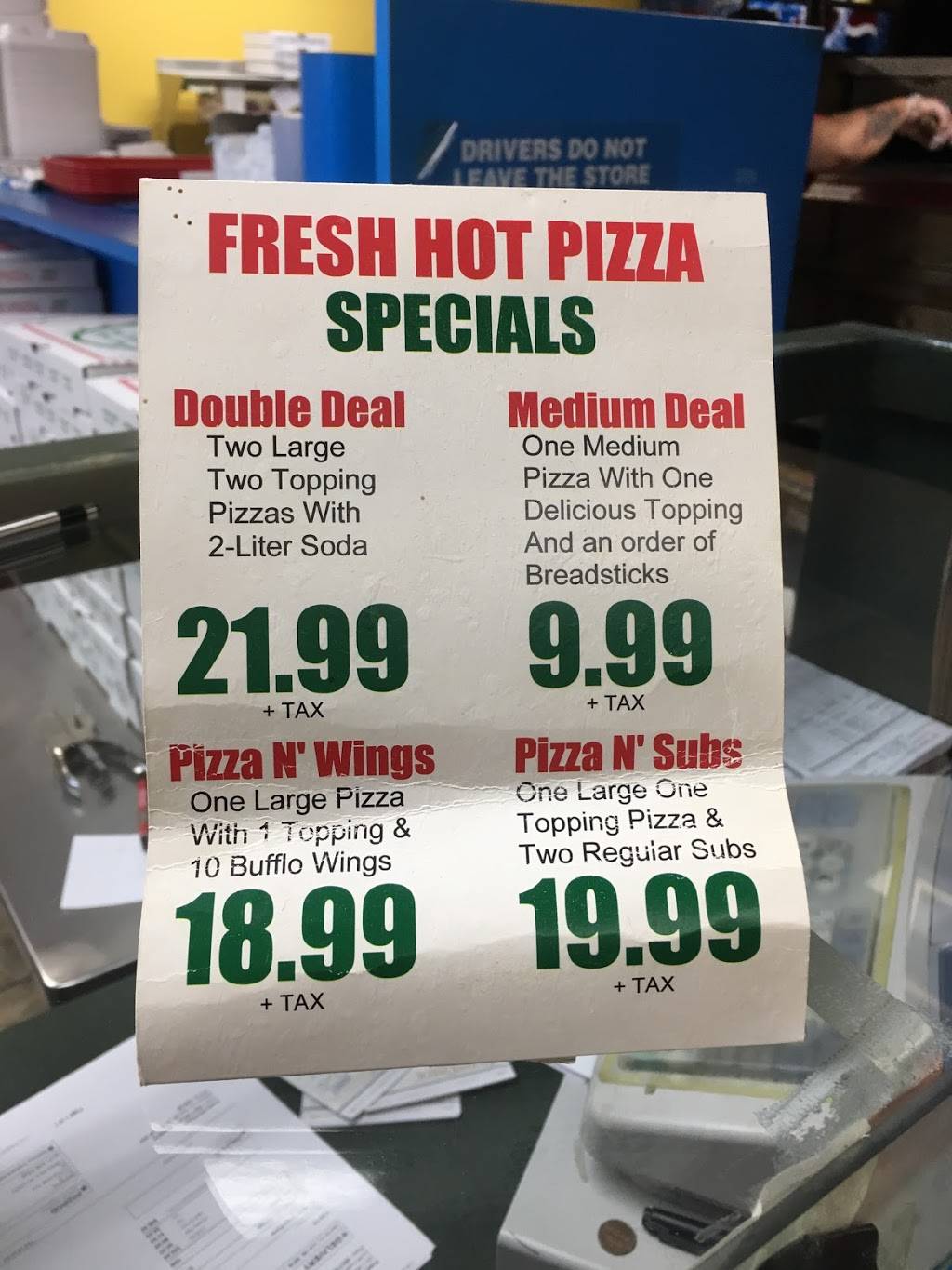 Fresh Hot Pizza | 455 Gorge Rd, Cliffside Park, NJ 07010, USA | Phone: (201) 945-4500