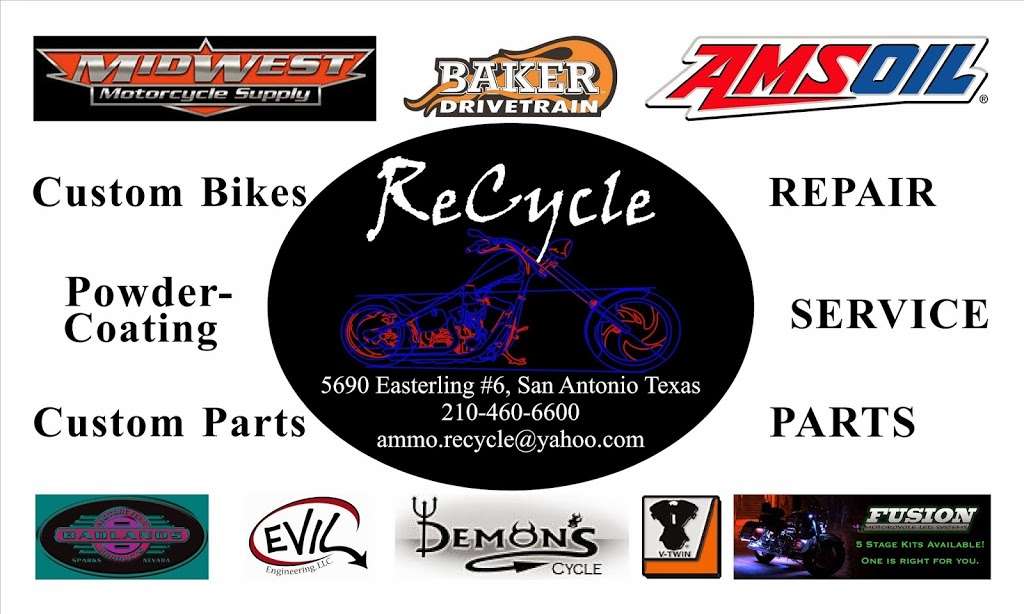 ReCycle | 5690 Easterling #4, San Antonio, TX 78251, USA | Phone: (210) 264-9343