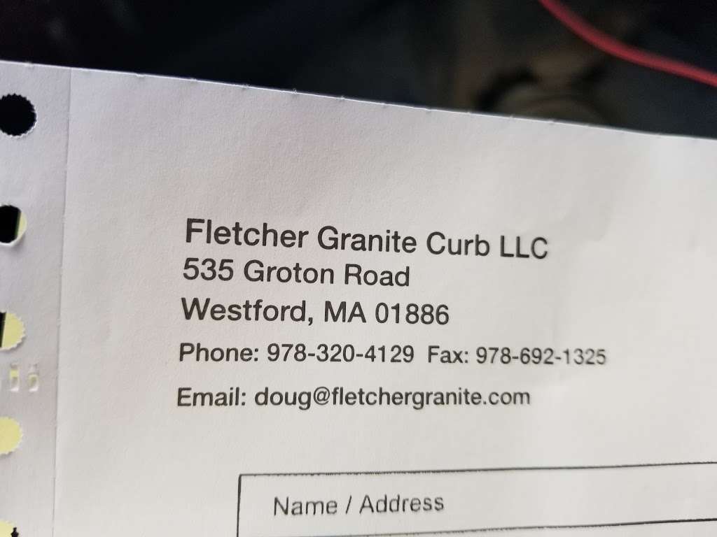 Fletcher Granite Co | 535 Groton Rd, Westford, MA 01886, USA | Phone: (978) 320-4129