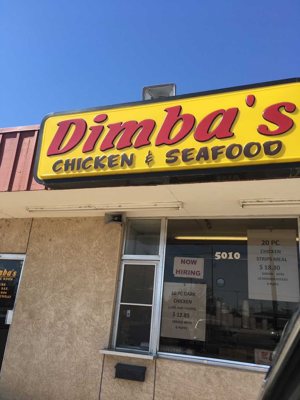 Dimbas Chicken & Seafood | 5010 Quaker Ave, Lubbock, TX 79413, USA | Phone: (806) 799-0830