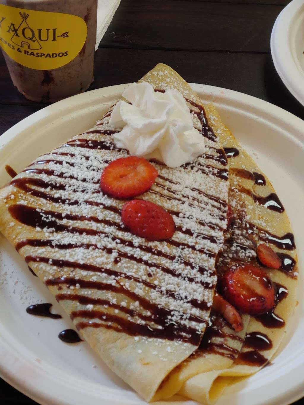 Yaqui Crepes & Raspados | 14150 Van Nuys Blvd, Arleta, CA 91331, USA | Phone: (818) 485-5068