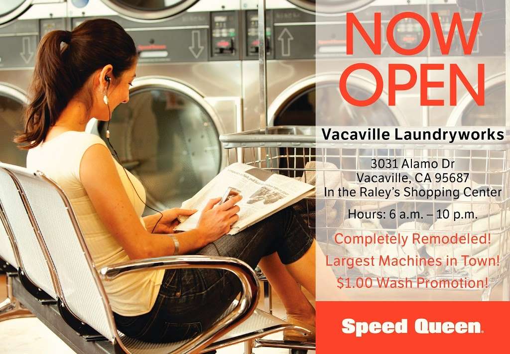 Vacaville Laundryworks | 3031 Alamo Dr, Vacaville, CA 95687, USA | Phone: (888) 275-8240