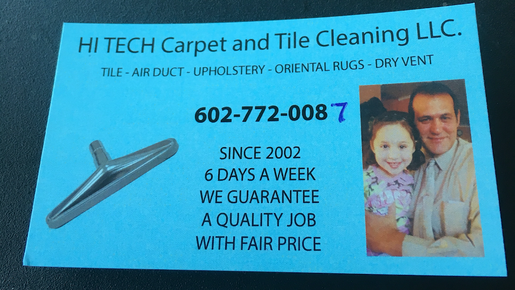 High Tech Carpet and Tile Cleaning Services LLC | 16128 N 72nd Ln, Peoria, AZ 85382, USA | Phone: (602) 772-0087
