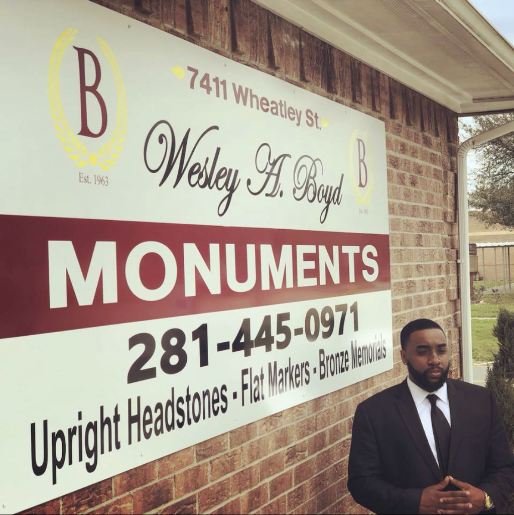 Boyd Funeral Home Monuments | 7411 Wheatley St, Houston, TX 77088, USA | Phone: (832) 525-7561