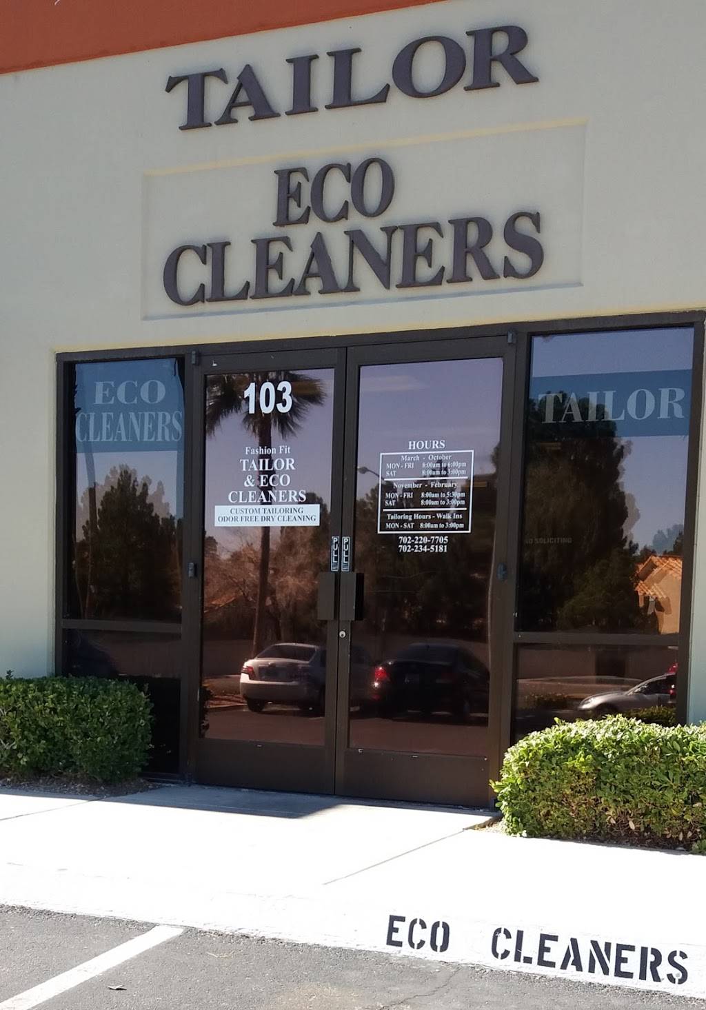 Fashion Fit Tailors & ECO | 4955 S Durango Dr #103, Las Vegas, NV 89113, USA | Phone: (702) 220-7705