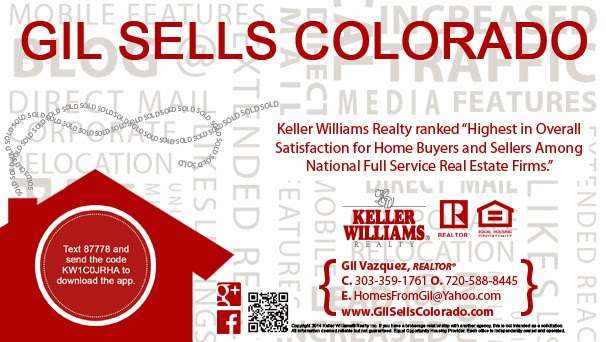 Gil Sells Colorado - Keller Williams Realty Downtown | 901 Auraria Pkwy #301, Denver, CO 80204, USA | Phone: (303) 359-1761