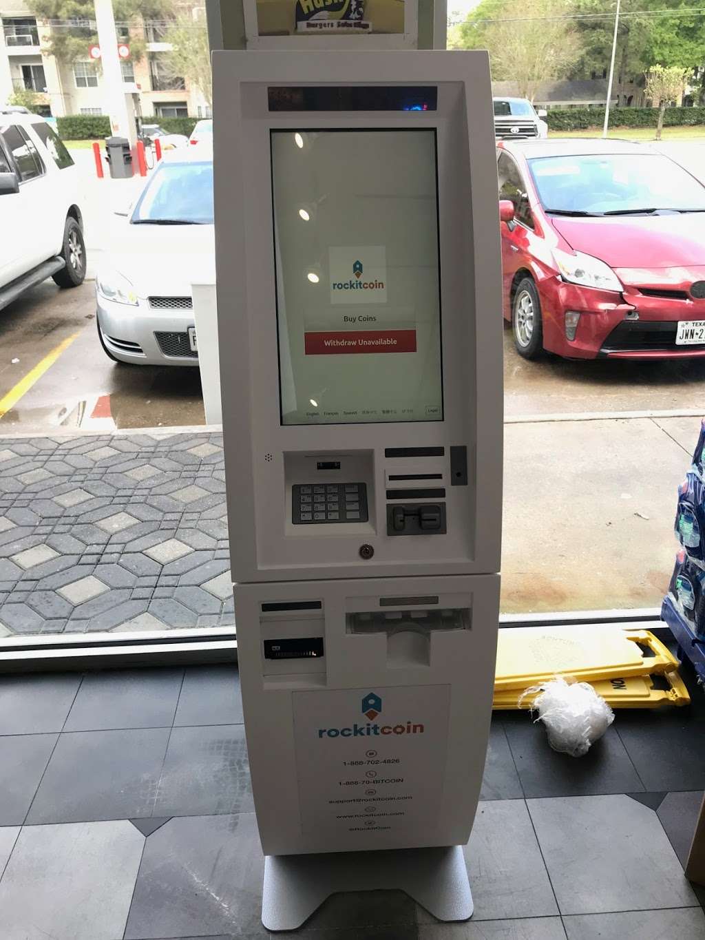 RockItCoin Bitcoin ATM | 16050 West Rd, Houston, TX 77095, USA | Phone: (888) 702-4826