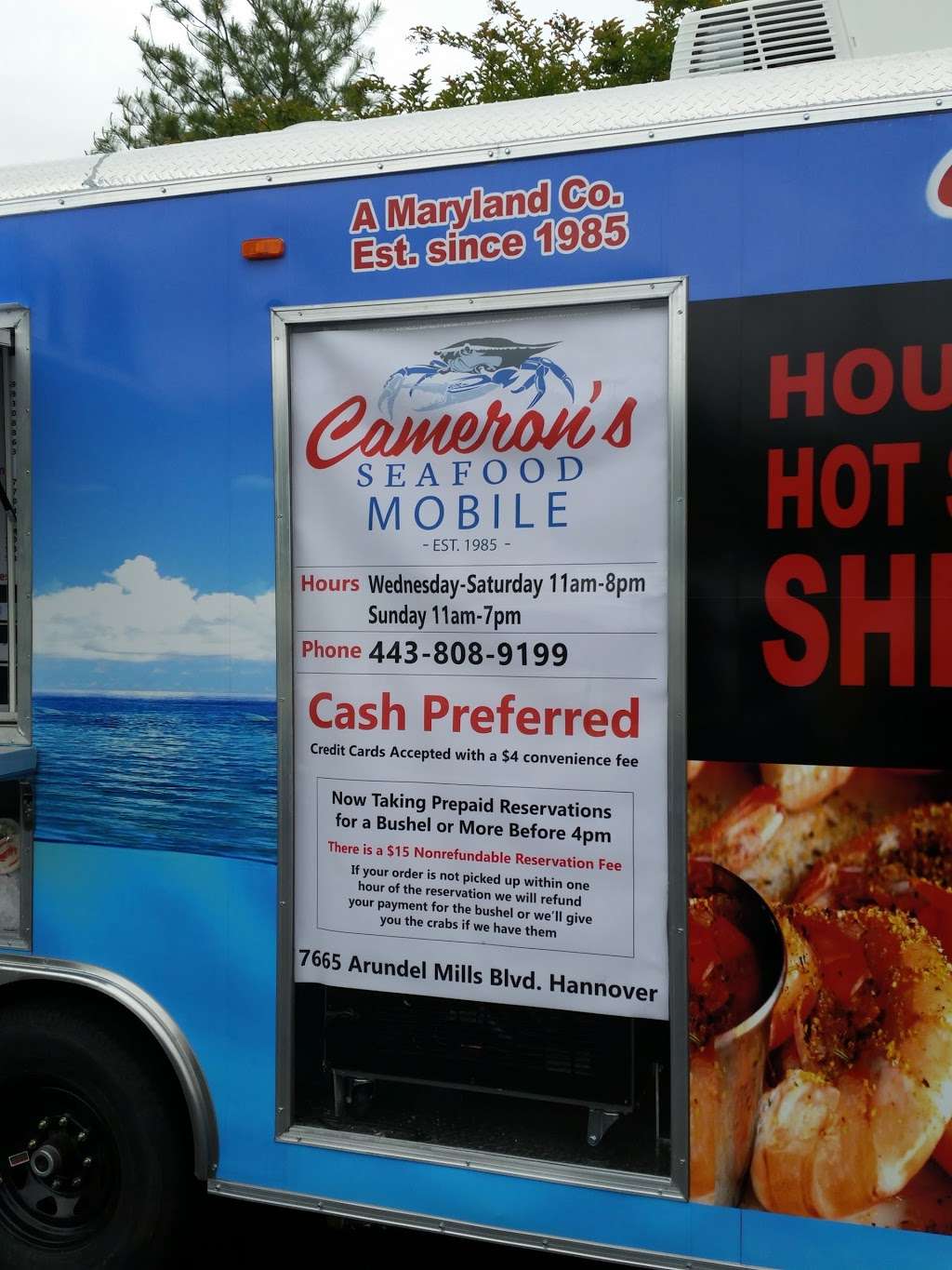 Camerons Mobile Seafood - Arundel Mills | 7671 Arundel Mills Cir, Hanover, MD 21076, USA | Phone: (443) 535-7379