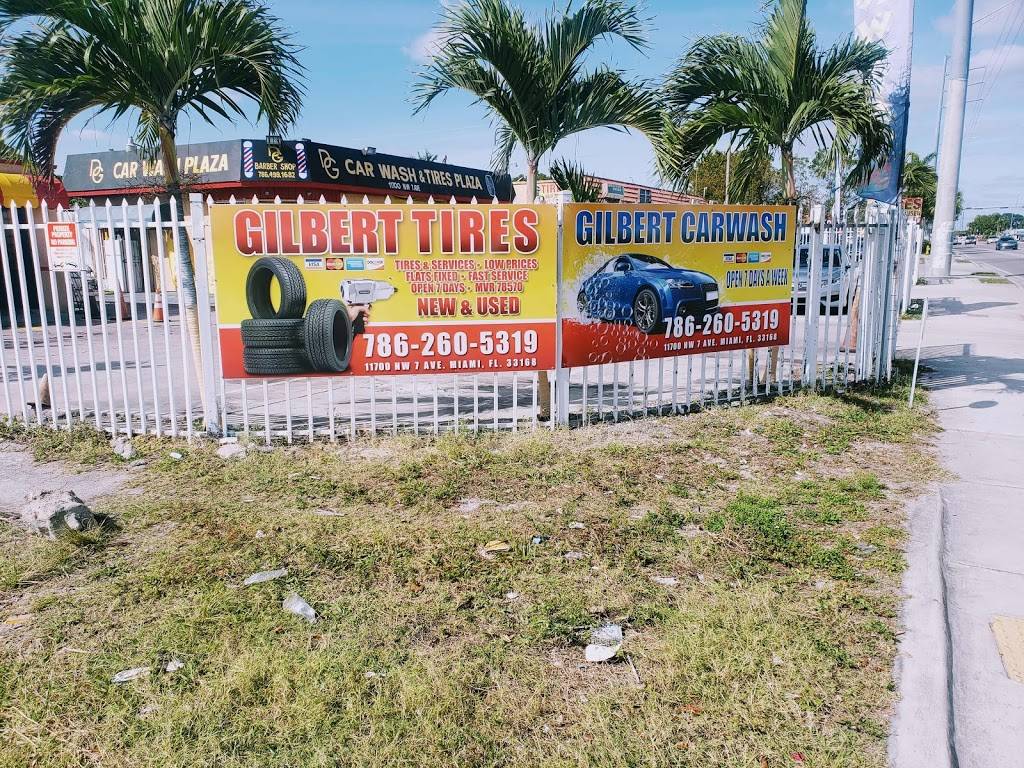 Gilbert Tires & Car Wash | 11700 NW 7th Ave, Miami, FL 33168, USA | Phone: (786) 260-5319