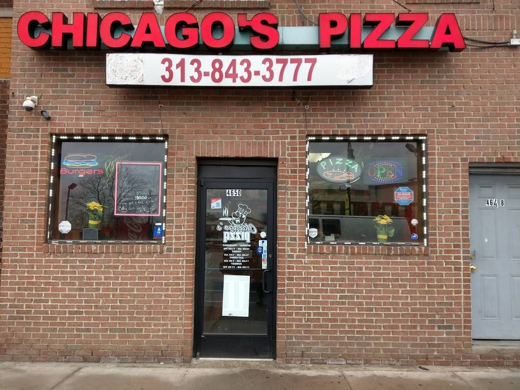Chicagos Pizza | 4650 Vernor Hwy, Detroit, MI 48209, USA | Phone: (313) 843-3777