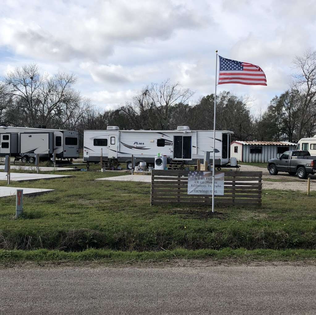 D & D RV Park | 200 Co Rd 133, Sweeny, TX 77480, USA | Phone: (979) 241-1565