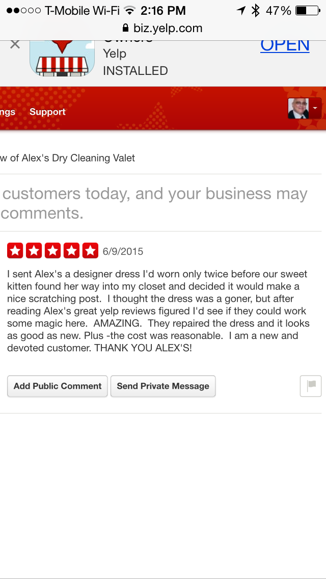 Alexs Dry Cleaning Valet | 628 Lindaro St, San Rafael, CA 94901, USA | Phone: (415) 458-8180