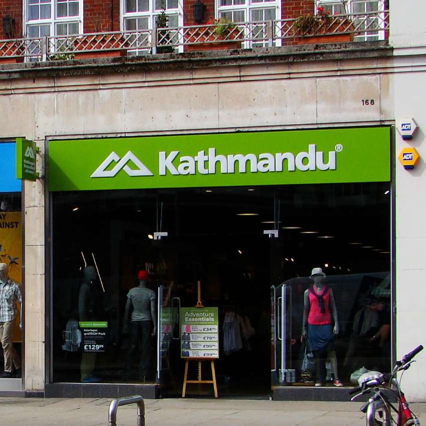 Kathmandu Kensington | 168-170 Kensington High St, Kensington, London W8 7RG, UK | Phone: 020 7937 9842