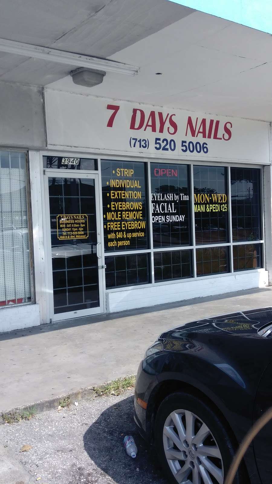 7 Day Nails | 3940 Scott St, Houston, TX 77004, USA | Phone: (713) 520-5006