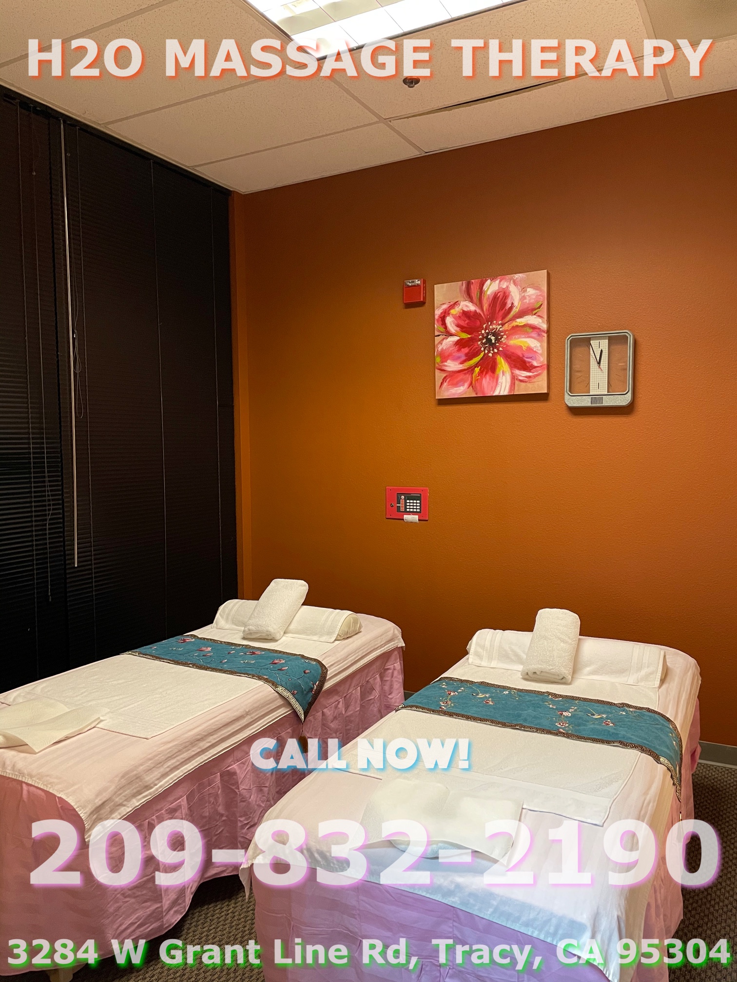 H2O Massage Therapy | 3284 W Grant Line Rd, Tracy, CA 95304, United States | Phone: (209) 832-2190