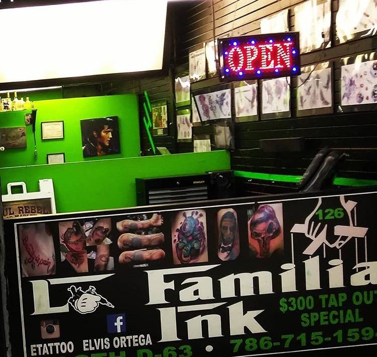 La Familia Ink Tattoos | 3015 NW 79th St d62, Miami, FL 33147, USA | Phone: (786) 715-1594