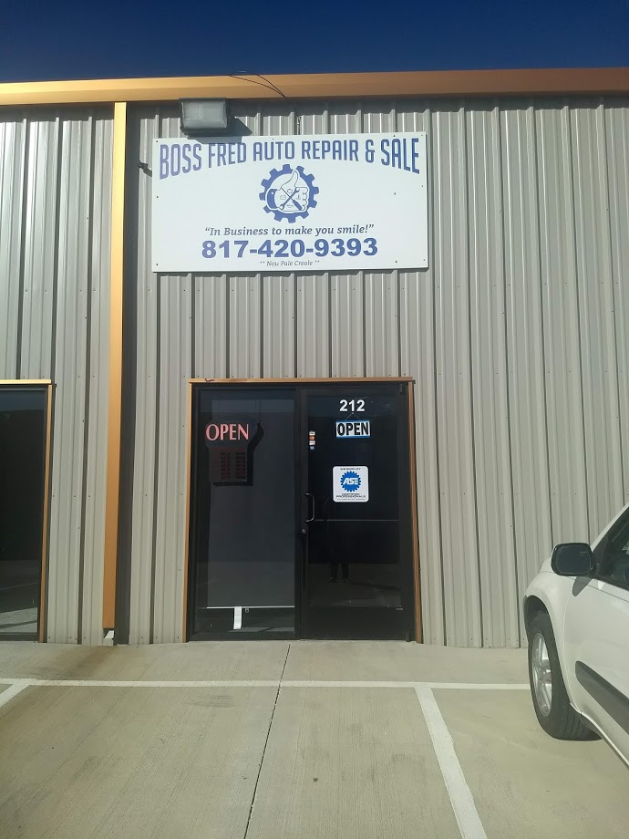 Boss Fred Auto Repair and Sales | 1919 Golden Heights Rd #212, Fort Worth, TX 76177, USA | Phone: (817) 420-9393