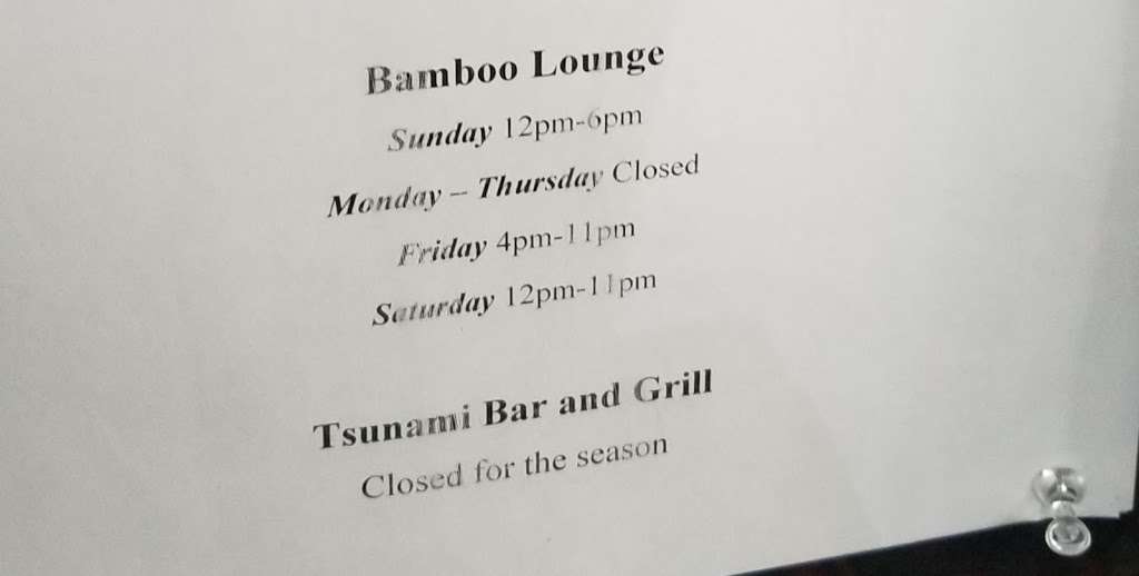 Bamboo Lounge | 11700 Coastal Hwy, Ocean City, MD 21842, USA | Phone: (410) 524-1000