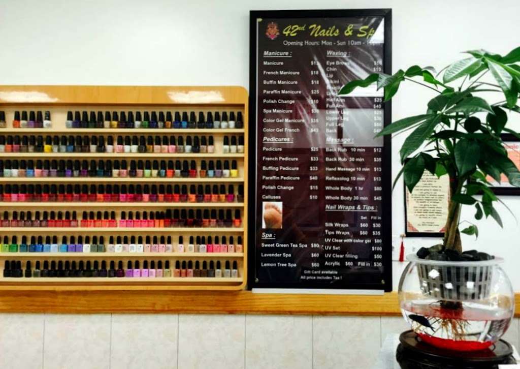 42 Nails & Spa | 570 9th Ave, New York, NY 10036, USA | Phone: (212) 256-1065