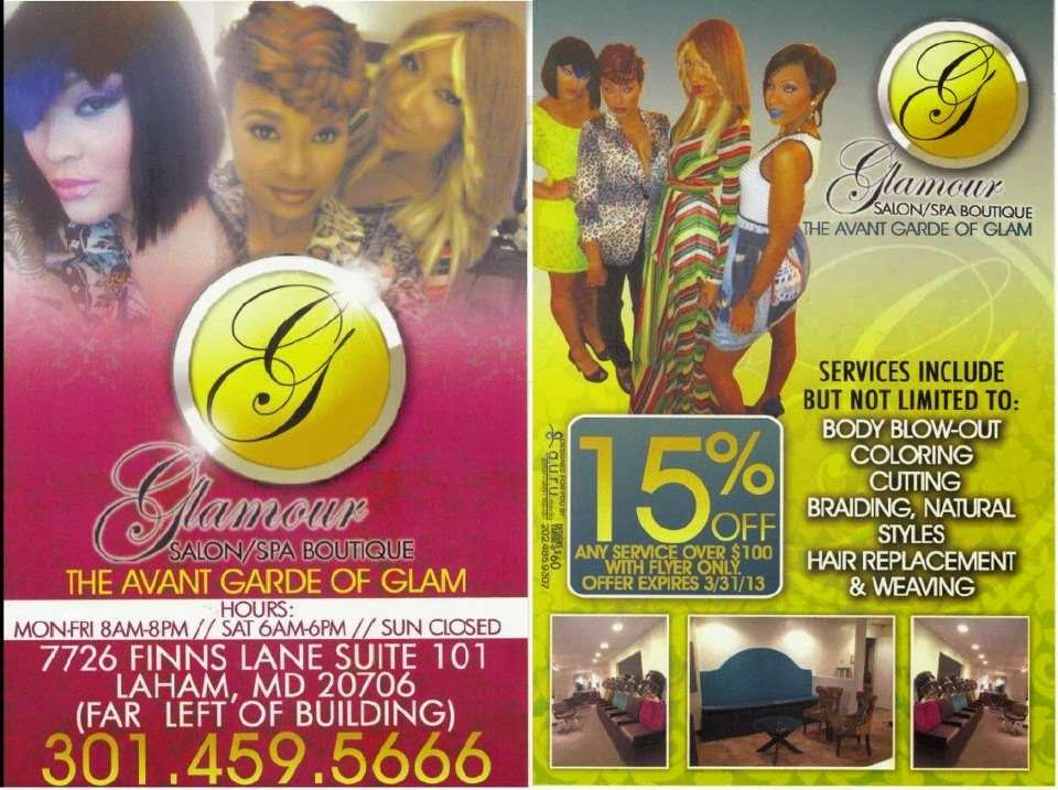 Glamour Salon/Spa Boutique | 8823 Annapolis Rd #103, Lanham, MD 20706, USA | Phone: (301) 459-5666