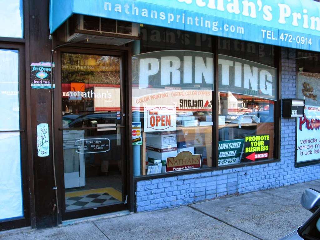 Nathans Printing & Sign Co. | 740 Central Park Ave, Scarsdale, NY 10583, USA | Phone: (914) 472-0914