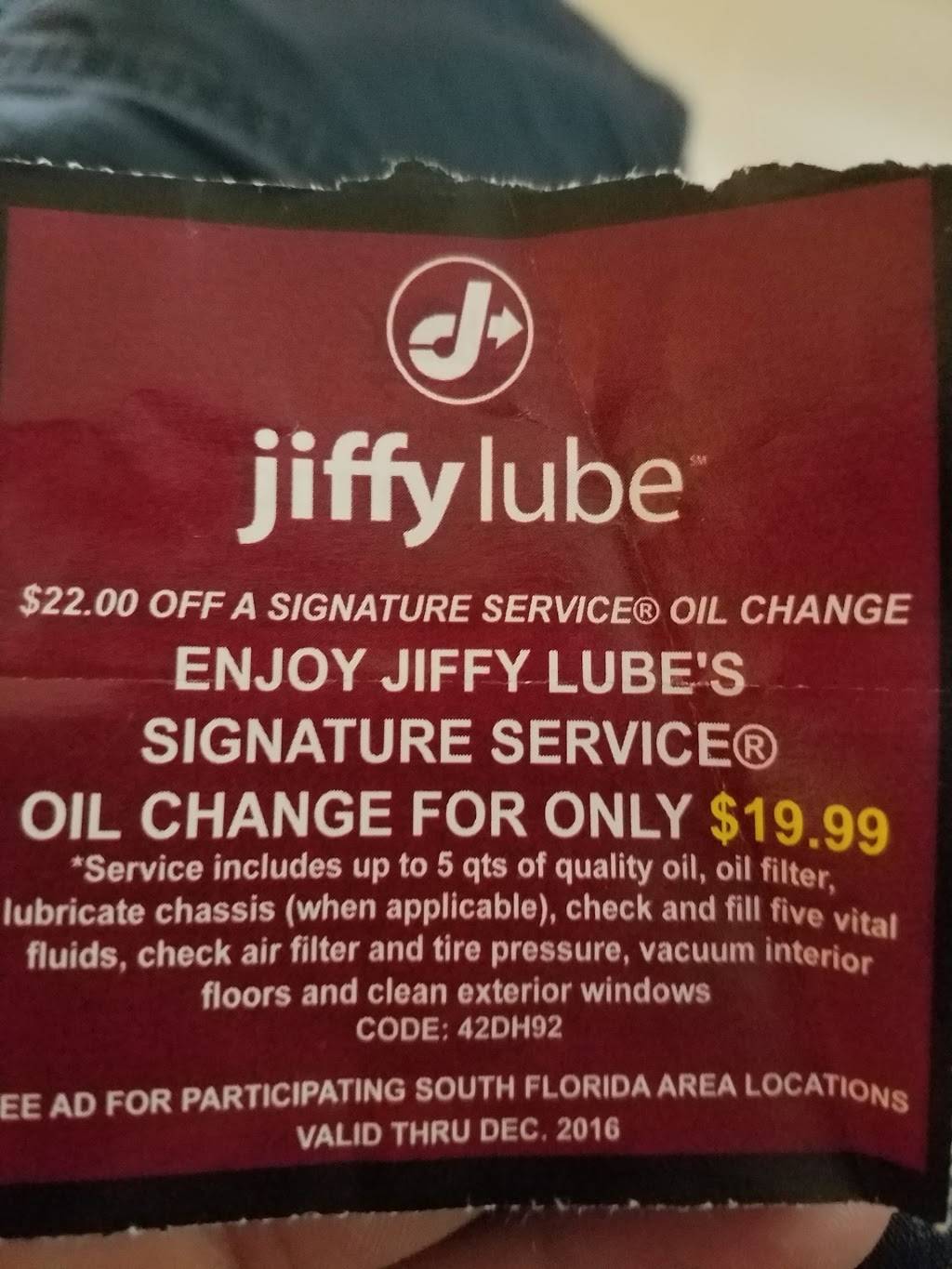 Jiffy Lube | 4050 Ludlam Rd, Miami, FL 33155, USA | Phone: (305) 661-9928