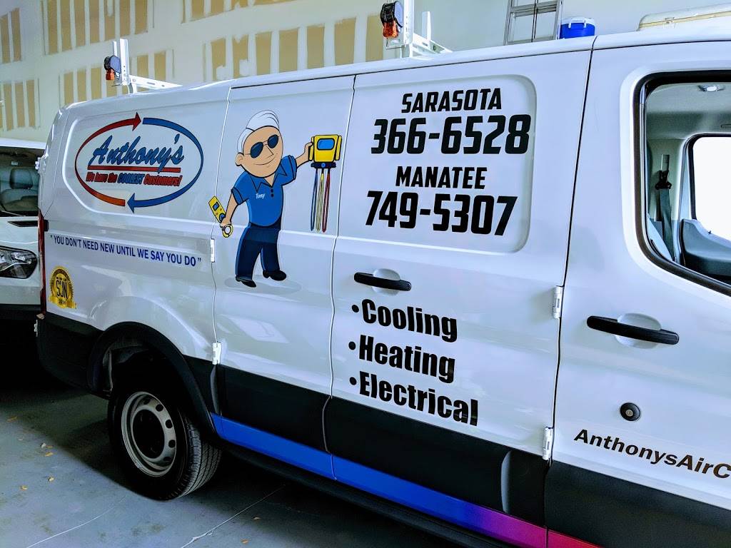 Anthonys Cooling-Heating-Electrical | 1614 20th St E, Palmetto, FL 34221, USA | Phone: (941) 749-5307