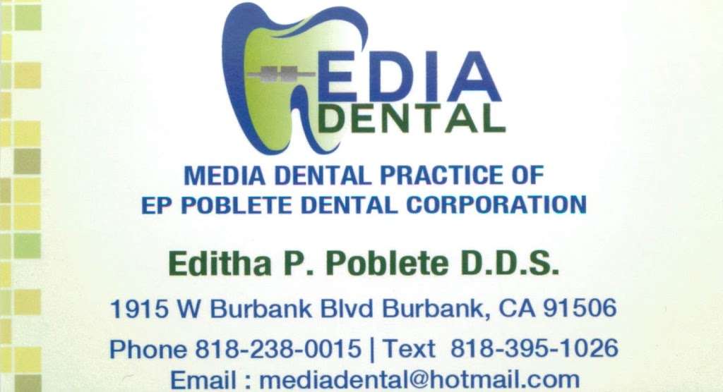 Dr. Editha P. Poblete, DDS | 1915 W Burbank Blvd, Burbank, CA 91506, USA | Phone: (818) 238-0015