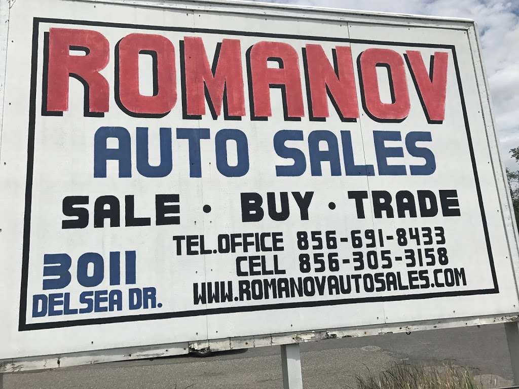 Romanov Auto Sales | 3011 N Delsea Dr, Vineland, NJ 08360, USA | Phone: (856) 691-8433