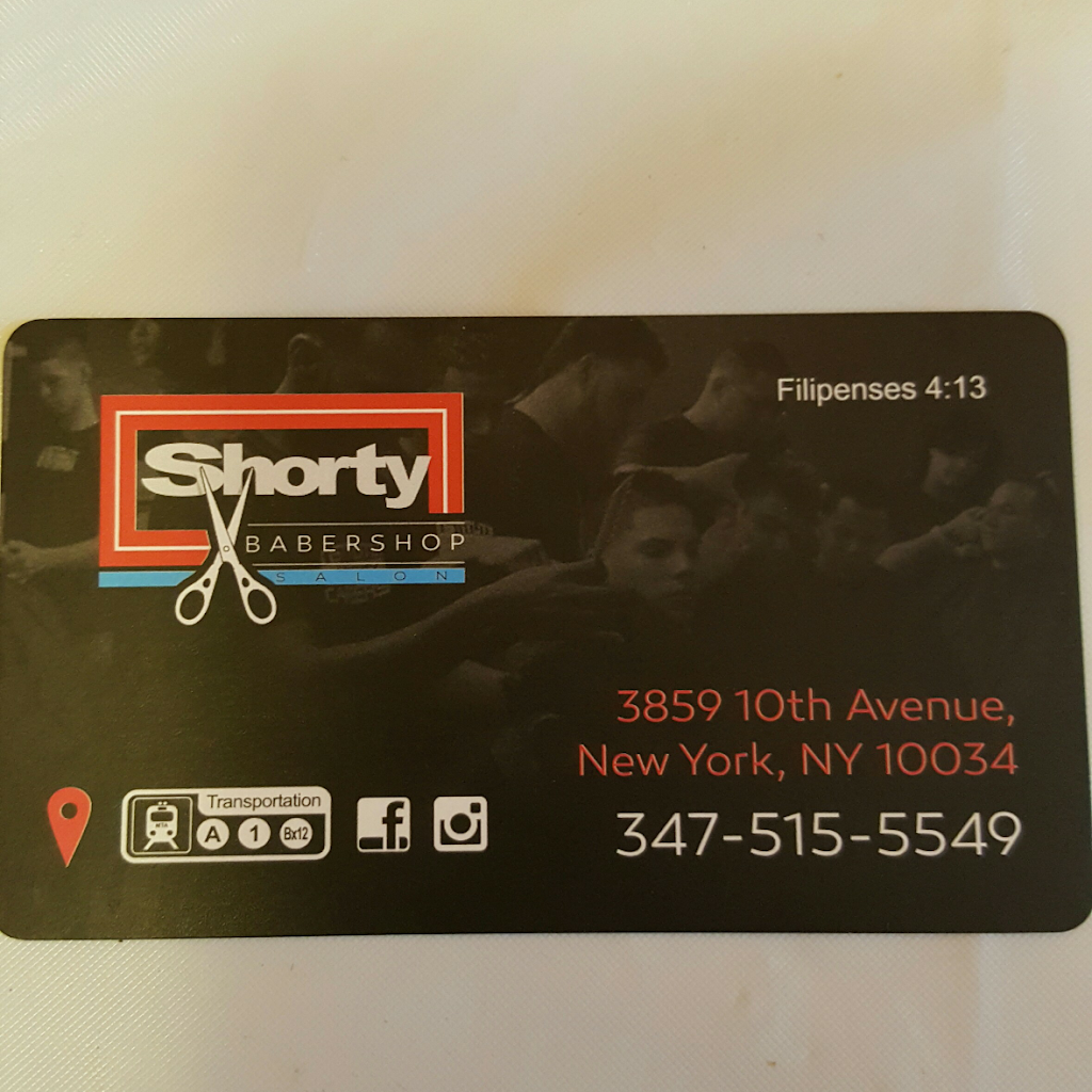 Shorty Barbershop | 3859 10th Ave, New York, NY 10034, USA | Phone: (347) 515-5549