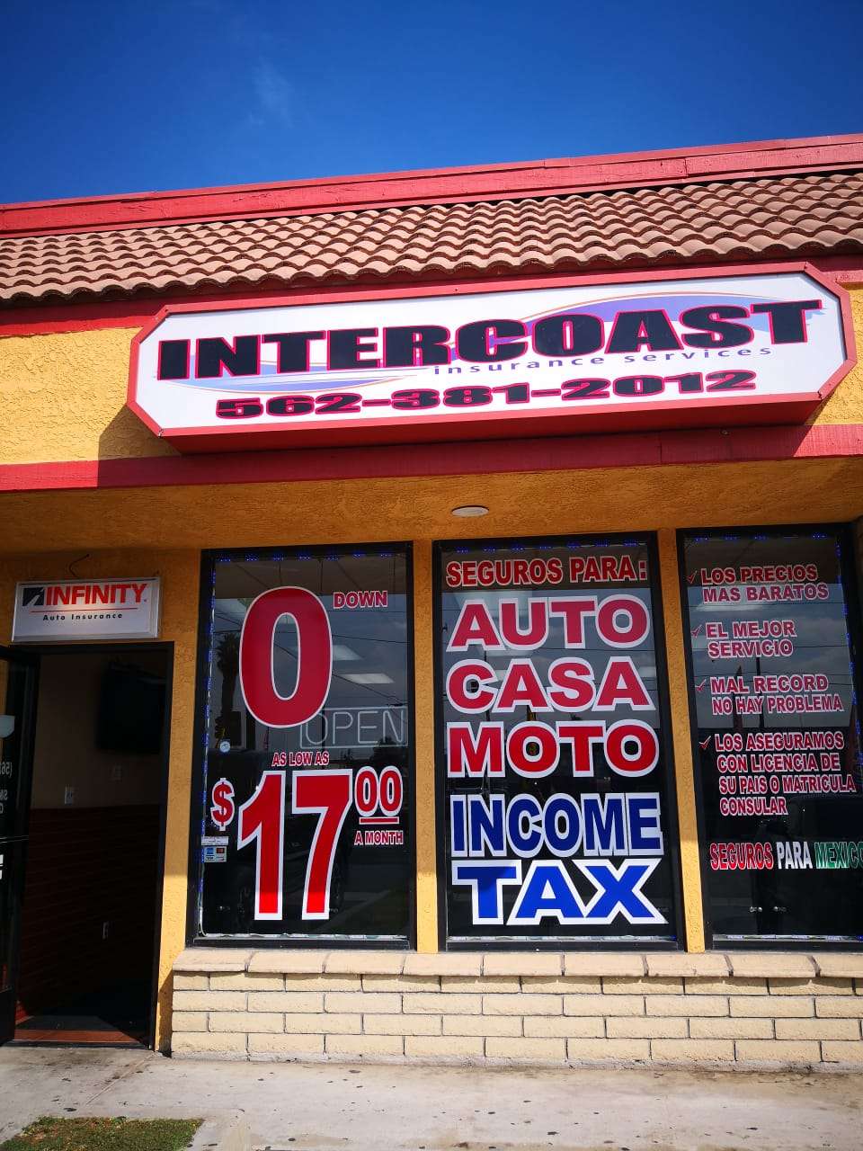 Intercoast Auto Insurances | 5863 Imperial Hwy suite g, South Gate, CA 90280, USA | Phone: (562) 381-2012