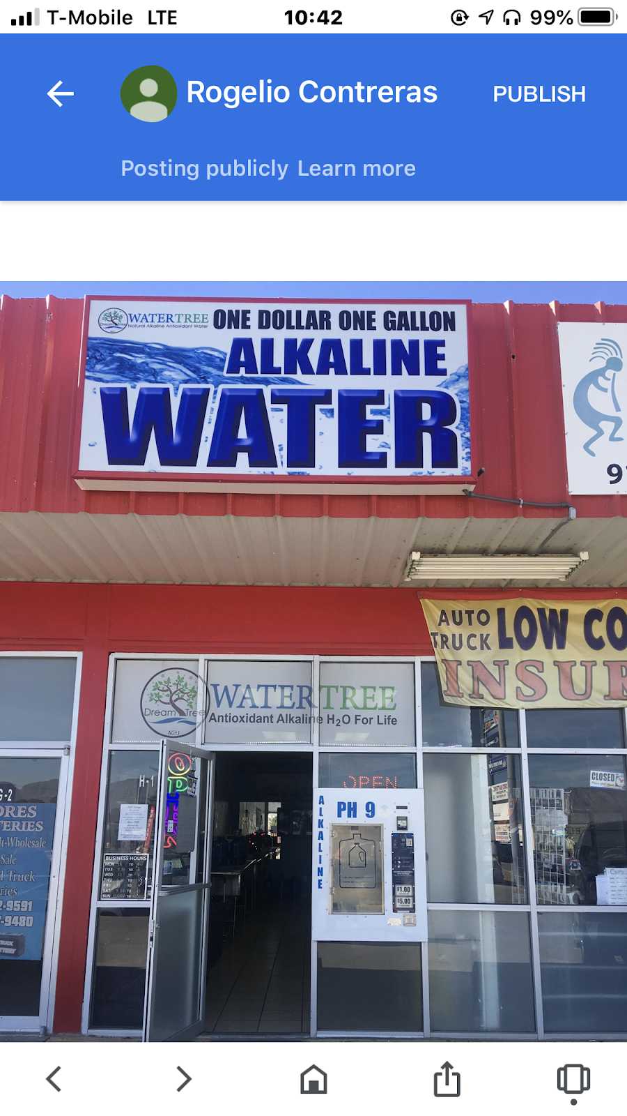 Water Tree Alkaline Water | 2050 Trawood Dr, El Paso, TX 79935, USA | Phone: (915) 820-3044