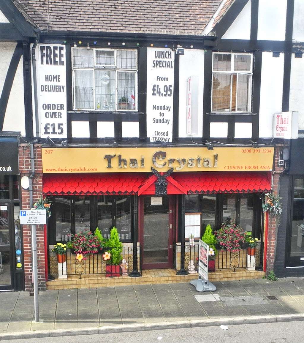 Thai Crystal Restaurant Ewell | 207 Kingston Rd, Epsom KT19 0AB, UK | Phone: 020 8393 1234