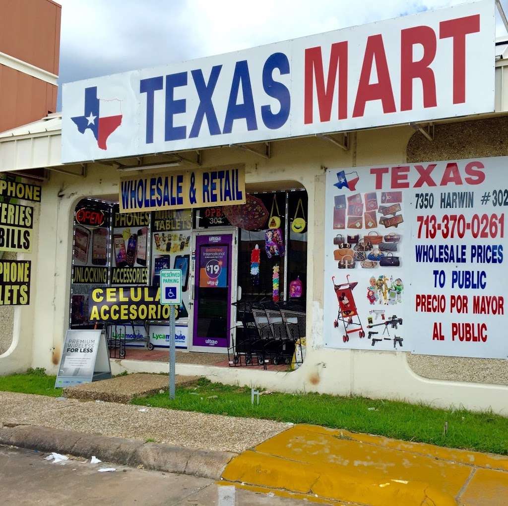 TEXAS MART (Cell Phone & General Merchandise) | 7350 Harwin Dr # 302, Houston, TX 77036, USA | Phone: (281) 552-7058