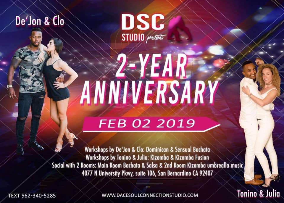 Dance Soul Connection Studio | 4077 University Pkwy #106, San Bernardino, CA 92407, USA | Phone: (562) 340-5285