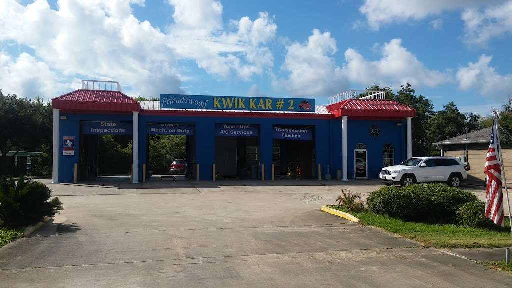 Kwik Kar #2 | 4411, 309 W Edgewood Dr, Friendswood, TX 77546, USA | Phone: (281) 993-4628