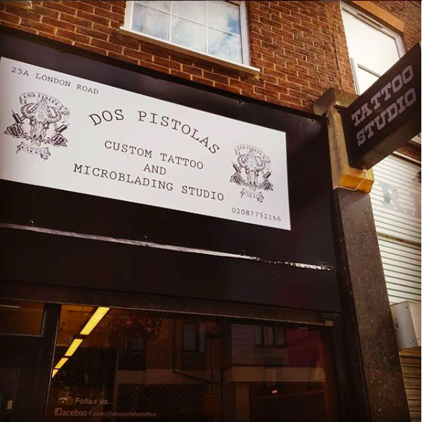 Dos Pistolas Tattoo Studio | 25A London Rd, Wallington SM6 7HW, UK | Phone: 020 8773 2166