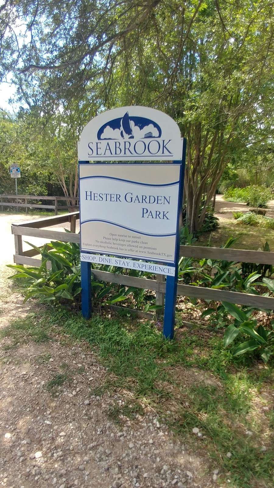 Hester Garden Park | 3029 Todville Rd, Seabrook, TX 77586, USA | Phone: (281) 474-3883