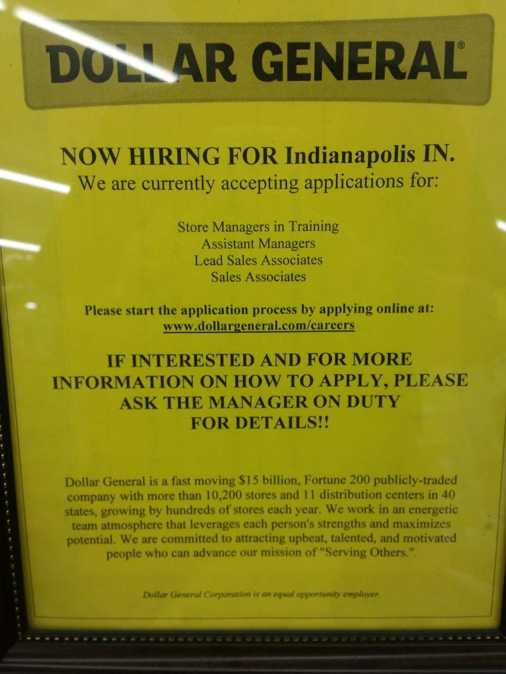 Dollar General | 6120 E Thompson Rd Ste X, Indianapolis, IN 46237, USA | Phone: (317) 735-8248