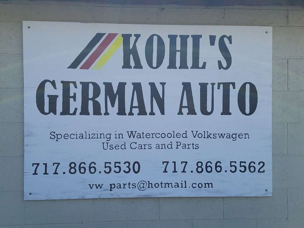 Kohls German Auto | 420 W Lincoln Ave, Myerstown, PA 17067, USA | Phone: (717) 866-5530