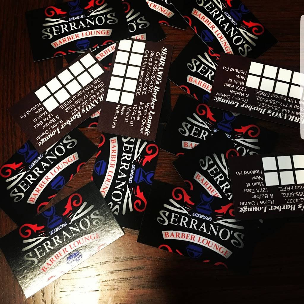 Serranos Barber Lounge | 127 E Main St, New Holland, PA 17557, USA | Phone: (717) 355-5002